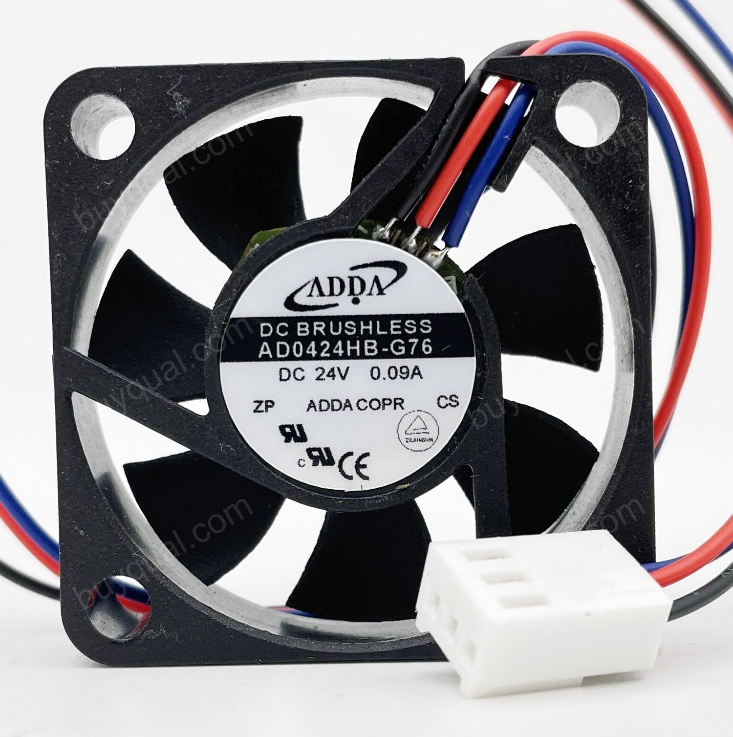 ADDA AD0424HB-G76 24V 0.09A 2.16W 3wires Cooling Fan ADDA AD0424HB-G76 24V 0.09A 2.16W 3wires Cooling Fan